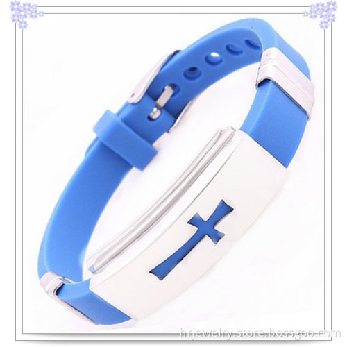 Rubber Bracelet Silicone Bracelet for Silicone Wristband (HR0610)